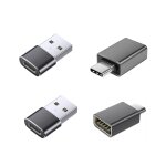 Ensemble de 4 adaptateurs usb vers type - c 3. 2 : 2 adaptateurs usb vers type - c et 2 adaptateurs type ...