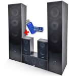 Ensemble 5 enceintes e1004 - noire hifi / home - cinéma 850 w ltc + clé usb 32go Ensemble 5 enceintes e1004 - noire hifi / home - cinéma 850 w ltc + clé usb 32go