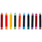 Ensemble de cartouches d'encre jetables, 10 couleurs / bo�te, sac d'encre, recharge d'encre, stylo color� ...