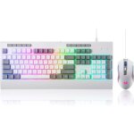 Ensemble clavier et souris de jeu s151, 104 touches k525 filaire rvb et souris de jeu filaire m616 10 ...