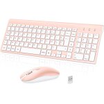Ensemble clavier et souris sans fil, claiver azerty français, combo clavier et souris, set silencieux ... Ensemble clavier et souris sans fil, claiver azerty français, combo clavier et souris, set silencieux ...