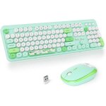 Ensemble clavier et souris sans fil, clavier de machine � �crire, 2. 4ghz clavier de machine � �crire ...