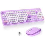Ensemble clavier et souris sans fil, clavier de machine a ecrire, 2. 4ghz clavier de machine a ecrire ...