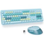 Ensemble clavier et souris sans fil, clavier de machine � �crire, 2. 4ghz clavier de machine � �crire ...