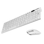 Ensemble clavier et souris sans fil slim 2. 4ghz, pour ordinateur de bureau et windows 7 / 8 2000 / 98 ...