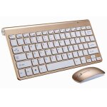 Ensemble mini - clavier et souris sans fil portable 2. 4g, pour ordinateur portable, mac, ordinateur ... Ensemble mini - clavier et souris sans fil portable 2. 4g, pour ordinateur portable, mac, ordinateur ...