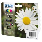 Epson 18xl - pack de 4 - xl - noir, jaune, cyan, magenta - original - blister - cartouche d'encre - pour ... Epson 18xl - pack de 4 - xl - noir, jaune, cyan, magenta - original - blister - cartouche d'encre - pour ...