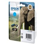 Epson 24 - 4. 6 ml - cyan - original - blister - cartouche d'encre - pour expression photo xp - 55, 750, ...