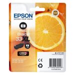 Epson 33 - 8. 1 ml - haute capacit� - photo noire - original - emballage coque avec alarme radio�lectrique ...