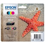 Epson 603 multipack (etoile de mer) - pack 4 cartouches d'encre originales - noir, cyan, magenta, jaune ... Epson 603 multipack (etoile de mer) - pack 4 cartouches d'encre originales - noir, cyan, magenta, jaune ...