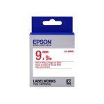 Epson labelworks lk - 3wrn - bande d'tiquettes - rouge sur blanc - rouleau (0, 9 cm x 9 m) 1 rouleau(x) ...