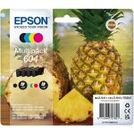 Epson 604 multipack - pack de 4 - noir, jaune, cyan, magenta - original - emballage coque avec alarme ... Epson 604 multipack - pack de 4 - noir, jaune, cyan, magenta - original - emballage coque avec alarme ...