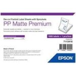 Epson premium - polypropyl�ne (pp) - mat - adh�sif permanent en acrylique - 203 x 152 mm 1000 �tiquette(s) ...