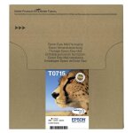 Epson t071 easy mail packaging - pack de 4 - 23. 9 ml - noir, jaune, cyan, magenta - original - bo�te ...