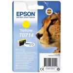 Epson t0714 - 5. 5 ml - jaune - original - cartouche d'encre - pour stylus dx9400, sx115, sx210, sx215, ...
