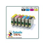 Epson t0807 : lot 6 cartouches compatible stylus photo px710 px720 px730 px800