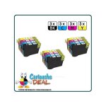 Epson t1285 : lot 12 cartouches compatible stylus sx420w sx425w sx430w sx435w sx438w sx440w sx445w - ...