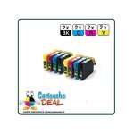 Epson t1295 : lot 8 cartouches compatible stylus sx230 sx235w sx420w sx425w sx430w sx435 sx438 sx440w ...