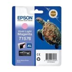 Epson t1576 - 25. 9 ml - magenta vif clair - original - blister - cartouche d'encre - pour stylus photo ...