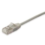 Equip cable reseau blinde sans halogene slim s ftp cat 6a 10g 606114 1 m