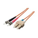 Equip pro - cordon de raccordement - mode unique sc (m) pour mode unique st (m) - 3 m - 3 m - fibre optique ...