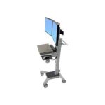 Ergotron neo - flex dual wideview workspace - chariot pour ecran lcd / clavier / souris / processeur ...