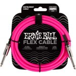 Ernie ball 6413 - câble jack - jack série flex 3m - rose Ernie ball 6413 - câble jack - jack série flex 3m - rose