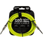 Ernie ball 6414 - câble jack - jack série flex 3m - vert Ernie ball 6414 - câble jack - jack série flex 3m - vert