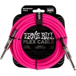 Ernie ball 6418 - câble jack - jack série flex 6m - rose Ernie ball 6418 - câble jack - jack série flex 6m - rose