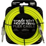 Ernie ball 6419 - câble jack - jack série flex 6m - vert Ernie ball 6419 - câble jack - jack série flex 6m - vert