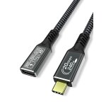 Ersan - rallonge usb c 1m, usb c femelle vers usb c male rallonge usb c 3. 2 240w 20gbps rallonge usb ...