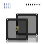 Ershi - lot de 2 filtres anti - poussire magntiques en pvc pour ventilateur de refroidisseur / alimentation ...