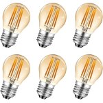 Ershi - ampoule led 4w e27  intensit variable, filament vintage g45 2700k blanc chaud, remplace 40w, ...