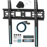 Ershi - apfmsb support tv mural pour televiseurs de 20 a 55  jusqu'a vesa 400 et 52kg, cable hdmi twisted ...