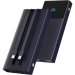 Ershi - banque d'alimentation de chargeur portable avec 2 cbles intgrs 13000mah pd chargeur de tlphone ...