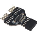 Ershi - câble répartiteur usb 9 broches mâle 1 vers 2 femelles pour carte mère usb 2. 0 hub 9 broches ... Ershi - câble répartiteur usb 9 broches mâle 1 vers 2 femelles pour carte mère usb 2. 0 hub 9 broches ...