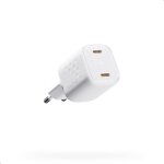 Ershi - chargeur usb - c double 30w gan, prise charge rapide blanc pd3. 0 pps noir compact et portable ... Ershi - chargeur usb - c double 30w gan, prise charge rapide blanc pd3. 0 pps noir compact et portable ...