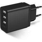 Ershi - chargeur usb multiple, embout prise usb - a 15, 5w 3 - port adaptateur secteur 5v3, 1a / 2a / ... Ershi - chargeur usb multiple, embout prise usb - a 15, 5w 3 - port adaptateur secteur 5v3, 1a / 2a / ...