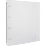 Ershi - couverture de classeur a4  6 anneaux en pvc souple transparent pour ordinateur portable rechargeable ...