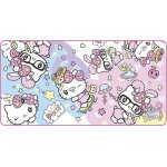 Ershi - hello kitty tapis de souris gaming xxl 90 x 46 cm - surface microfibre antidrapante - caoutchouc[2344 ...