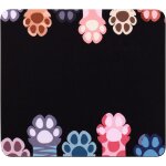 Ershi - mini tapis de souris avec motif de chat multicolore 180 x 160 mm[385]
