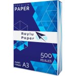 Ershi - raylu paper - papier a3 multiusage premium 500 feuilles 80g pour imprimantes laser, jet d'encre ...
