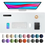 Ershi - sous - main, tapis de bureau en cuir pu, tapis de souris, protection de bureau antidrapante, ...