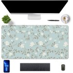 Ershi - tapis de bureau en cuir pu impermable tapis de souris grand 80x40 cm mouse pad pour bureau / ...