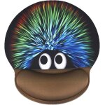 Ershi - tapis de souris ergonomique en mousse  mmoire de forme et poignet antidrapant avec repose ...