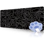 Ershi - tapis de souris gaming grand de jeu sous main minimaliste et cool pour clavier et souris 60 x ...