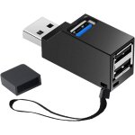 Ershi - usb 3. 0 hub 3 ports (2 usb 2. 0 + usb 3. 0), compatible avec windows 10 / 8 / 8. 1 / 7 / vista ...