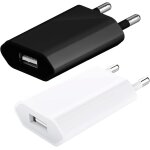 Eryi - 2 pices chargeur usb, 5v / 1a usb prise adaptateur secteur, embout chargeur adaptateur universel, ...