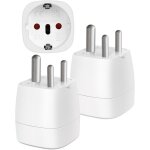 Eryi - ¿2 pices adaptateur prise inde, adaptateur voyage accessoires, eu vers prise de type d, adaptateur ...