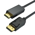 Eryi - câble displayport vers hdmi 4k - connecteur doré unidirectionnel dp mâle vers hdmi mâle - câble ... Eryi - câble displayport vers hdmi 4k - connecteur doré unidirectionnel dp mâle vers hdmi mâle - câble ...